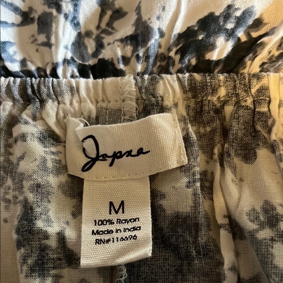 Japna blue and White Asymmetrical Ruffled Dress - Picture 6 of 6